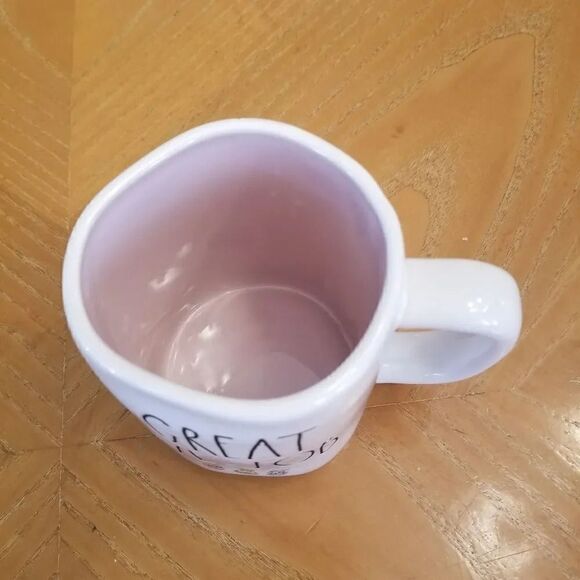 Rae Dunn GREAT DYE JOB white mug Easter release - Picture 2 of 2